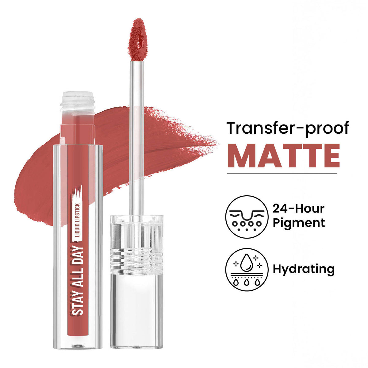 Stay All Day Liquid Lipstick 24 Hour Stay Transfer-Proof | L12 - view 46