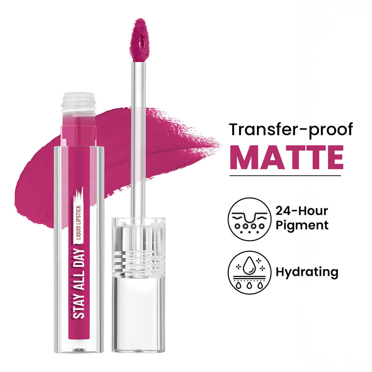 Stay All Day Liquid Lipstick 24 Hour Stay Transfer-Proof | L12 - view 64
