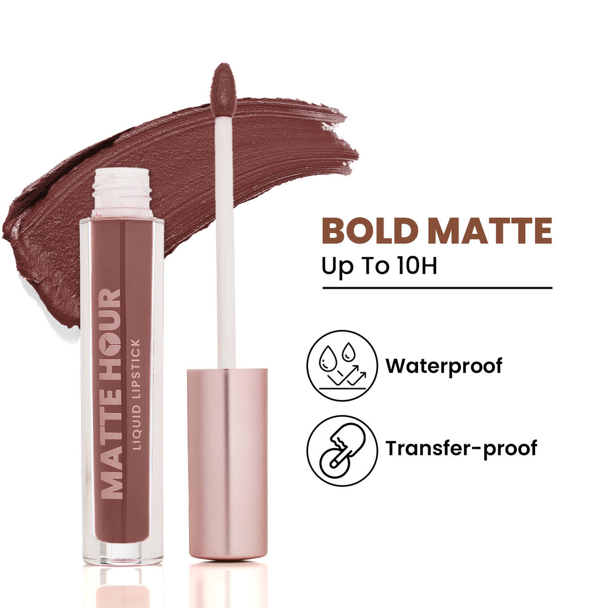 Matte Hour Waterproof Liquid Lipstick, Up To 10-Hour | L12 - view 49