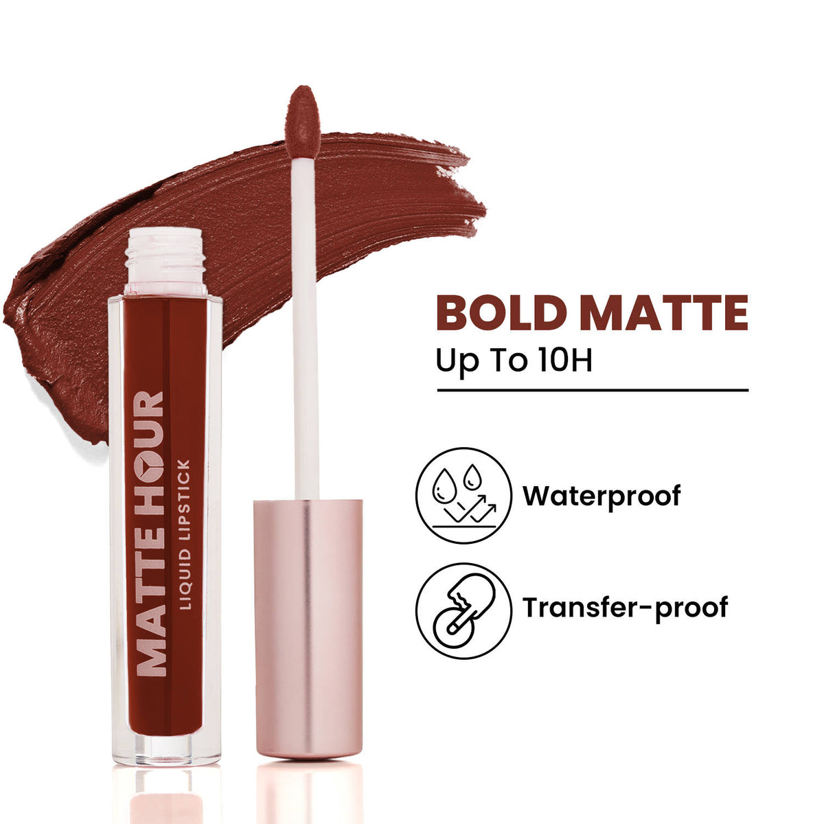 Matte Hour Waterproof Liquid Lipstick, Up To 10-Hour | L12 - view 65