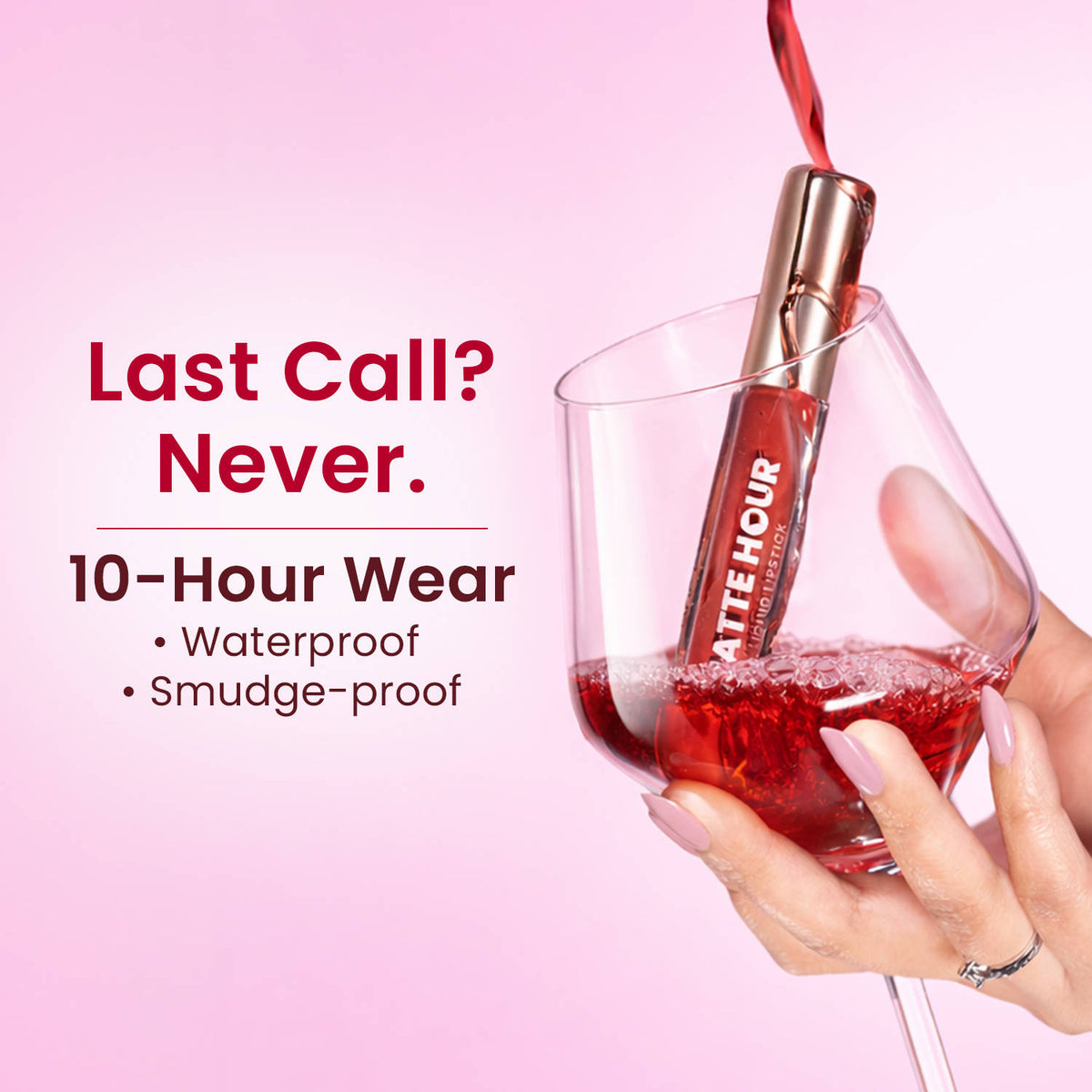 Matte Hour Waterproof Liquid Lipstick, Up To 10-Hour | L12 - view 102