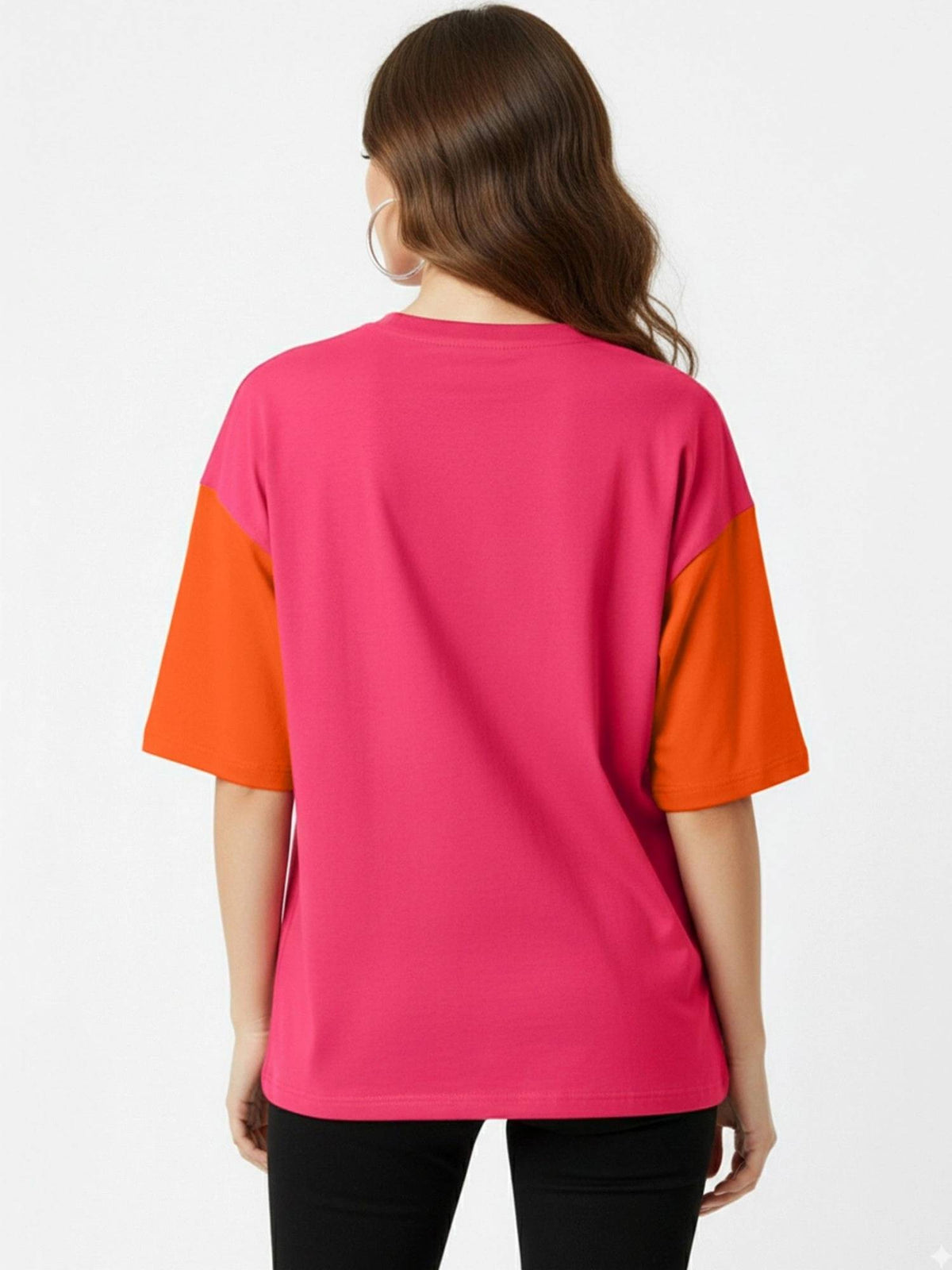 Typography Women's Pink T-Shirt | TS56 - view 3