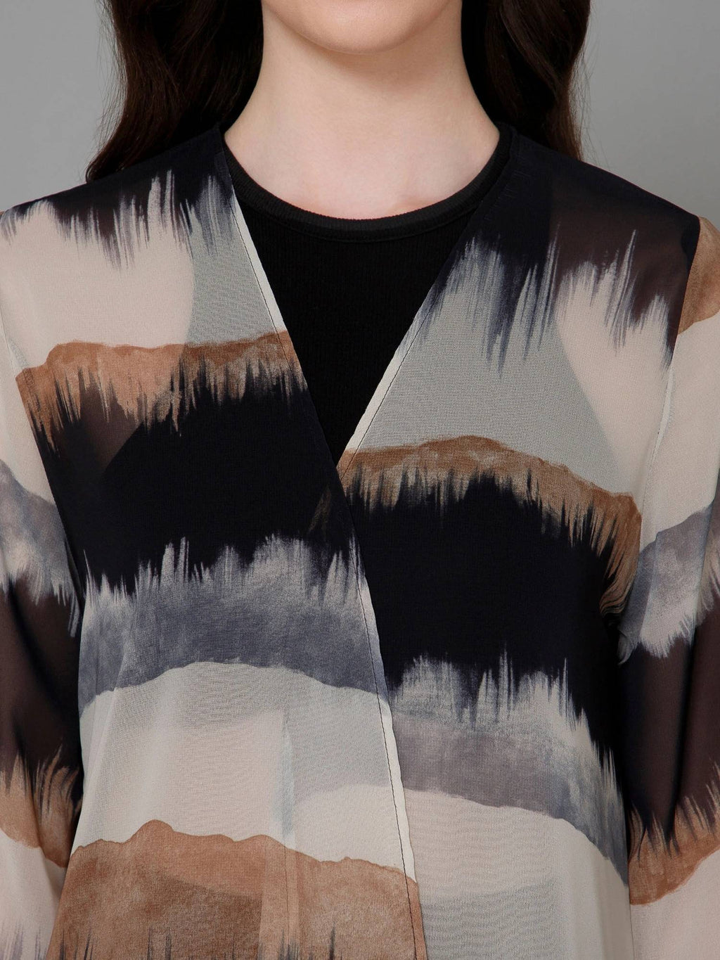 Ombre Kimono Printed Shrug | JC78 - view 7