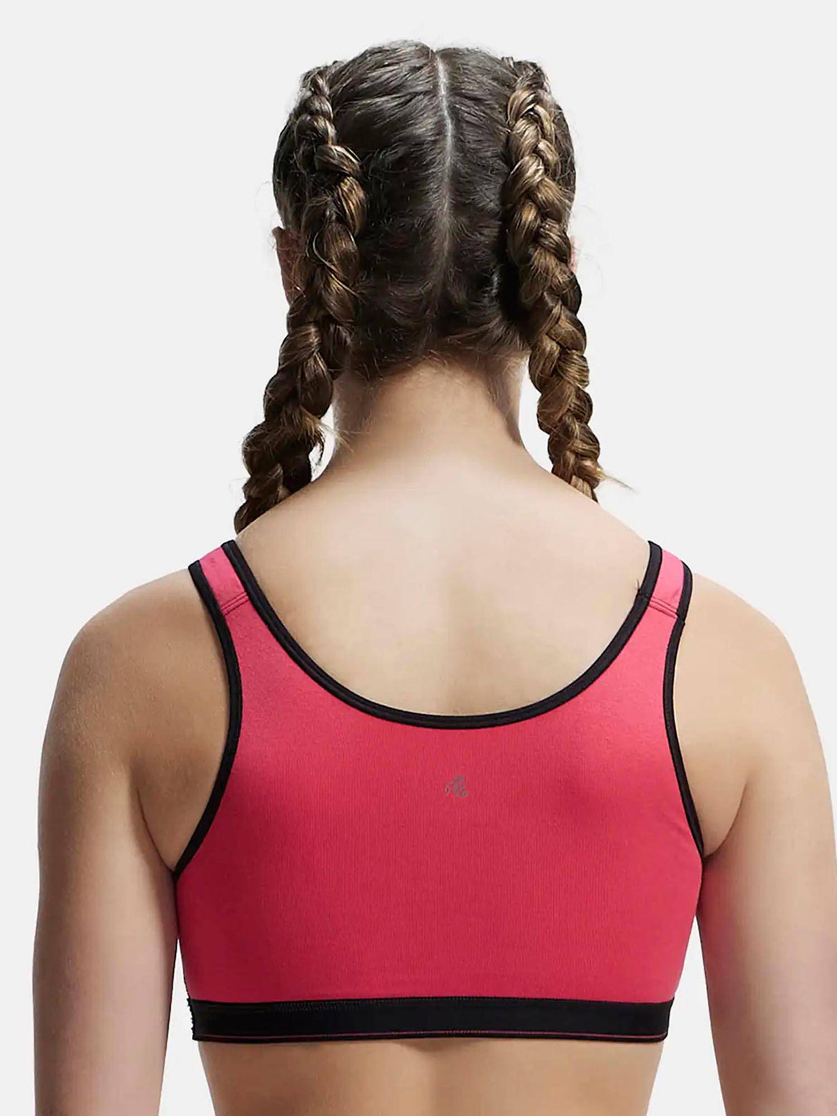 1376 Wirefree Non Padded Cotton Elastane Active Bra - Skin | sb09 - view 18
