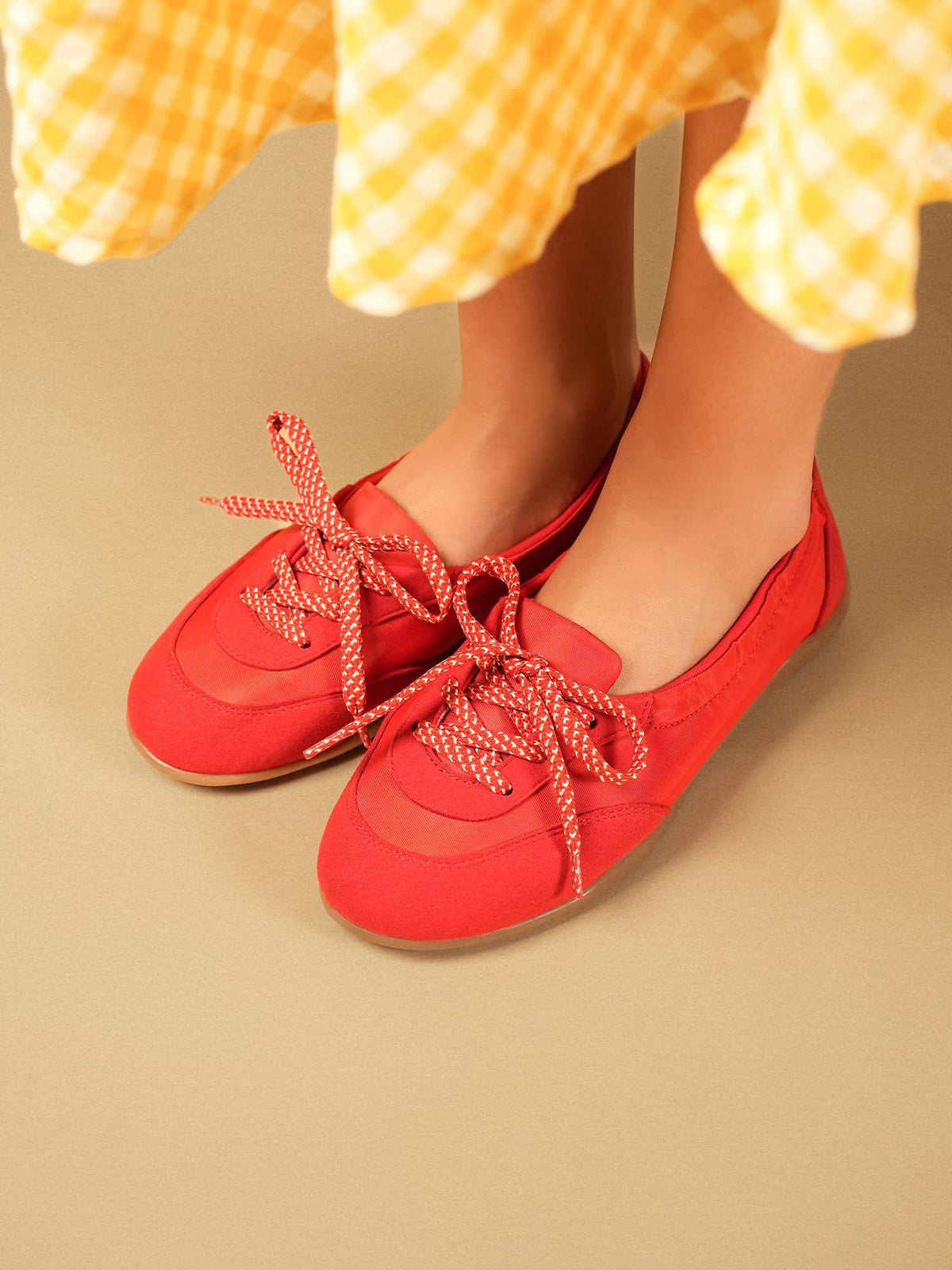 Women Kai Green Lace-Up Canvas Shoes | SN09 - view 34