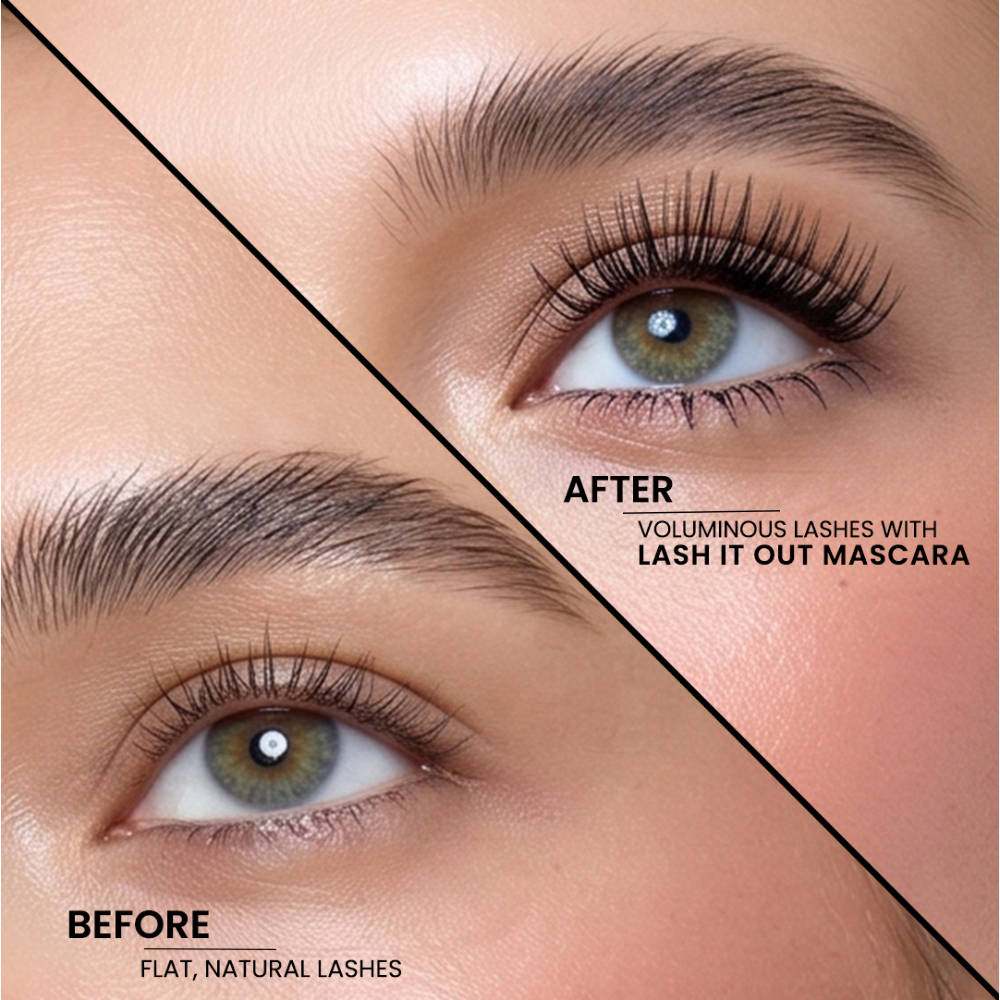 Lash it Out Eye Mascara Smudgeproof Easy Apply Long Lasting - Black | E20 - view 2