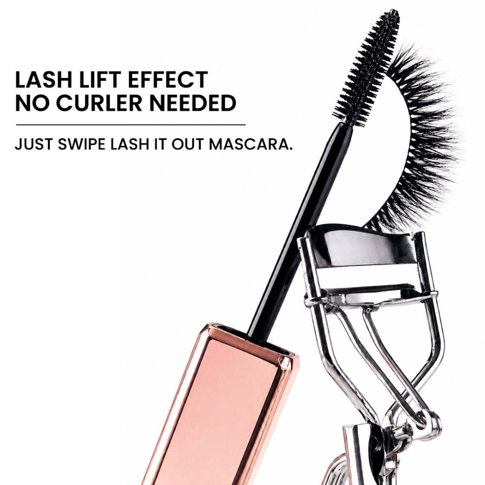 Lash it Out Eye Mascara Smudgeproof Easy Apply Long Lasting - Black | E20 - view 7
