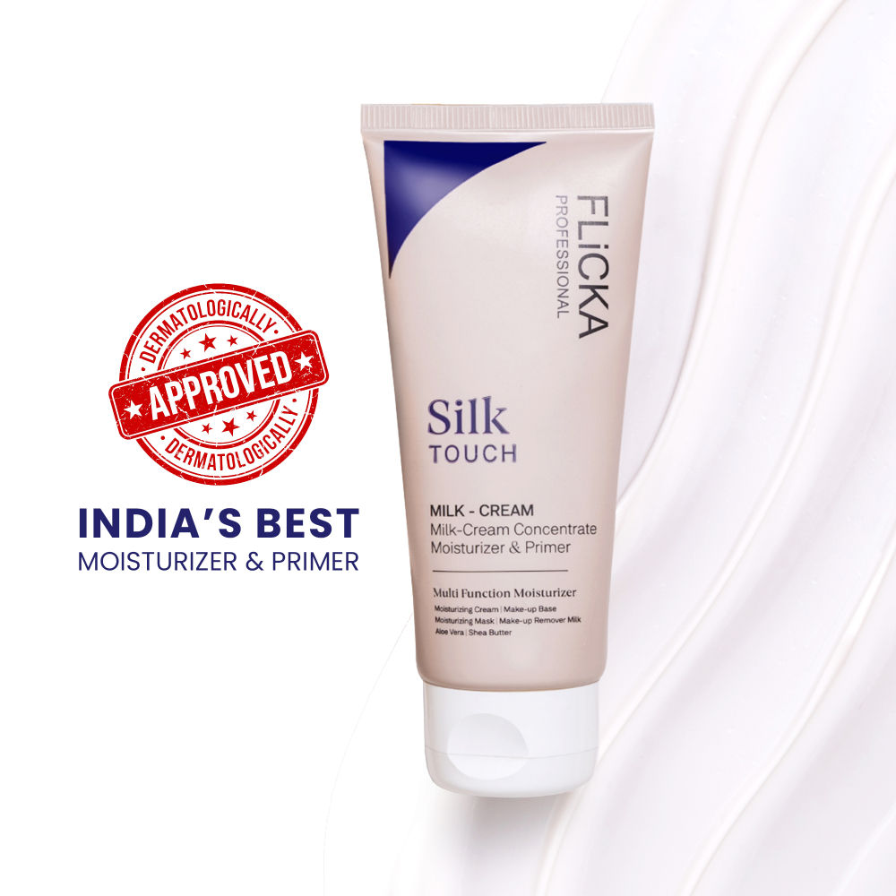 Silk Touch 3-In-1 Milk Cream Moisturizer Primer Dermatologically Tested & Minimize Pores | F14 - view 1