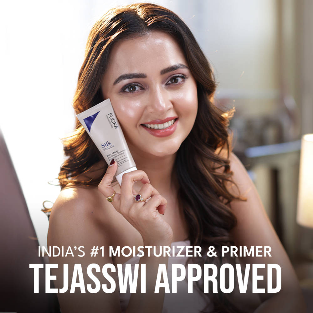 Silk Touch 3-In-1 Milk Cream Moisturizer Primer Dermatologically Tested & Minimize Pores | F14 - view 2