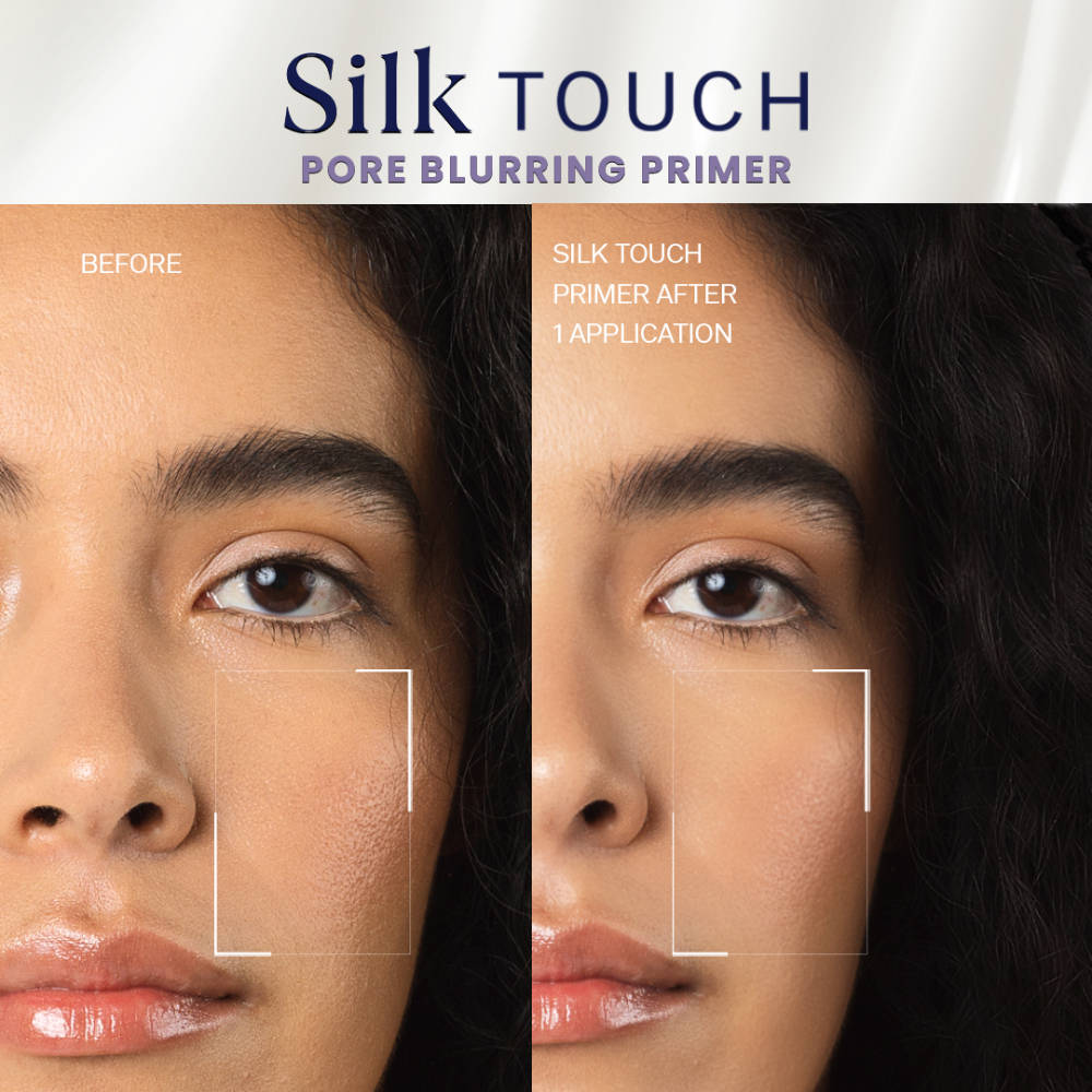 Silk Touch 3-In-1 Milk Cream Moisturizer Primer Dermatologically Tested & Minimize Pores | F14 - view 3