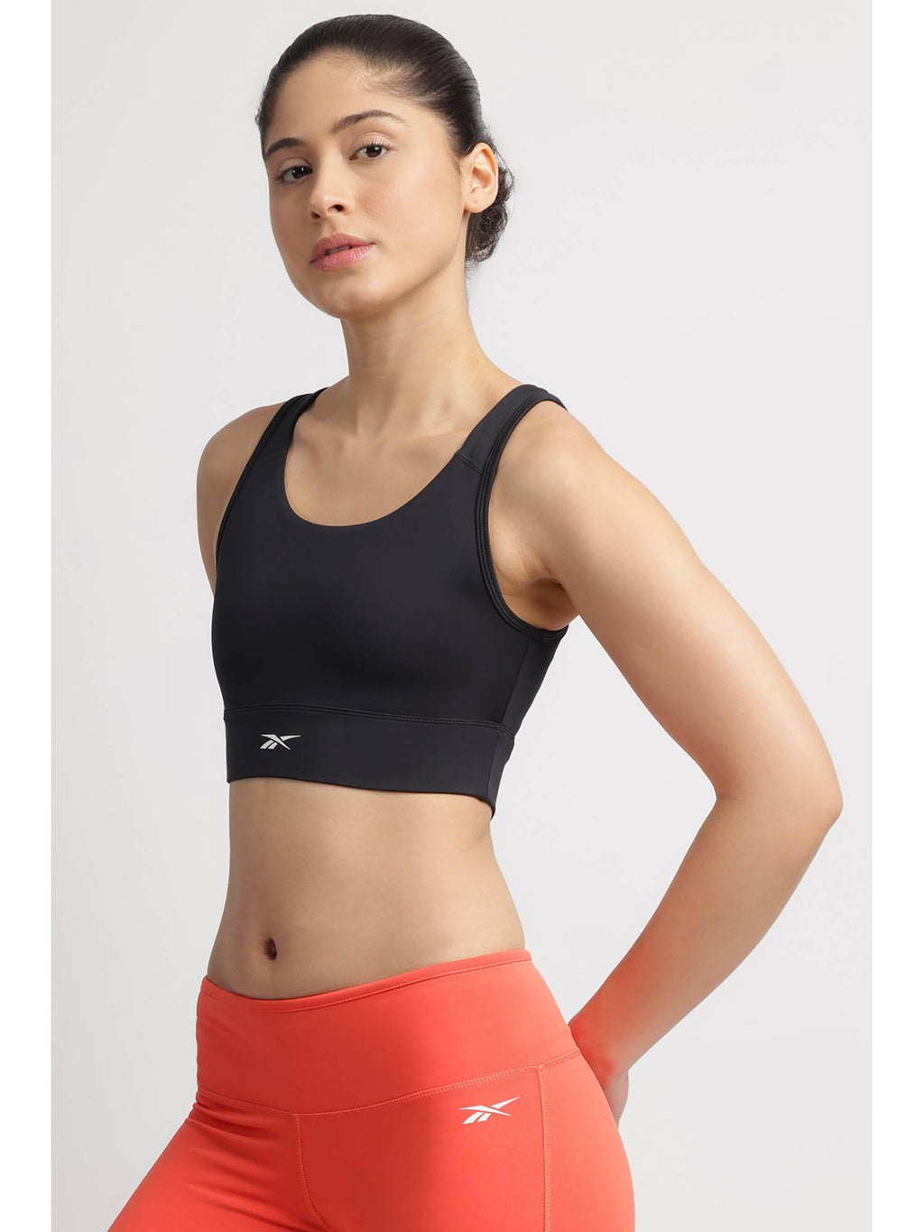 Women Sports Bra Black | sb09 - view 2