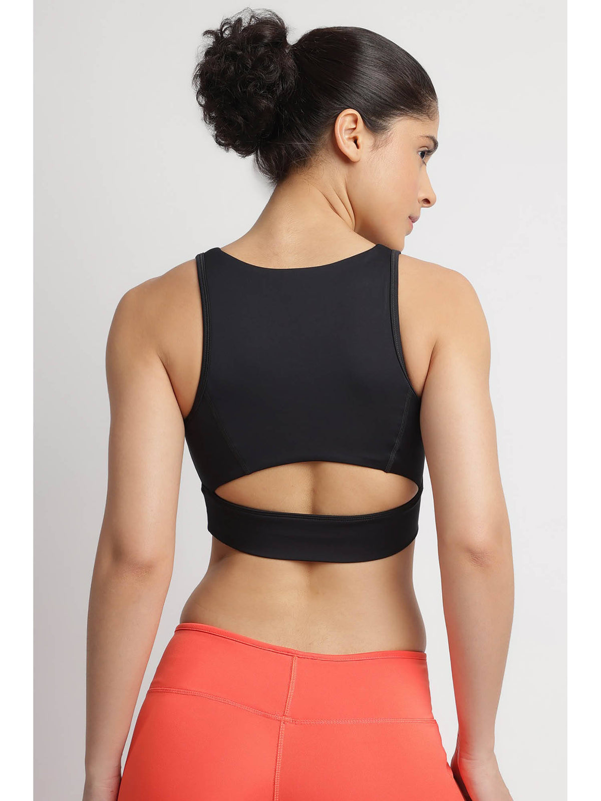 Women Sports Bra Black | sb09 - view 3