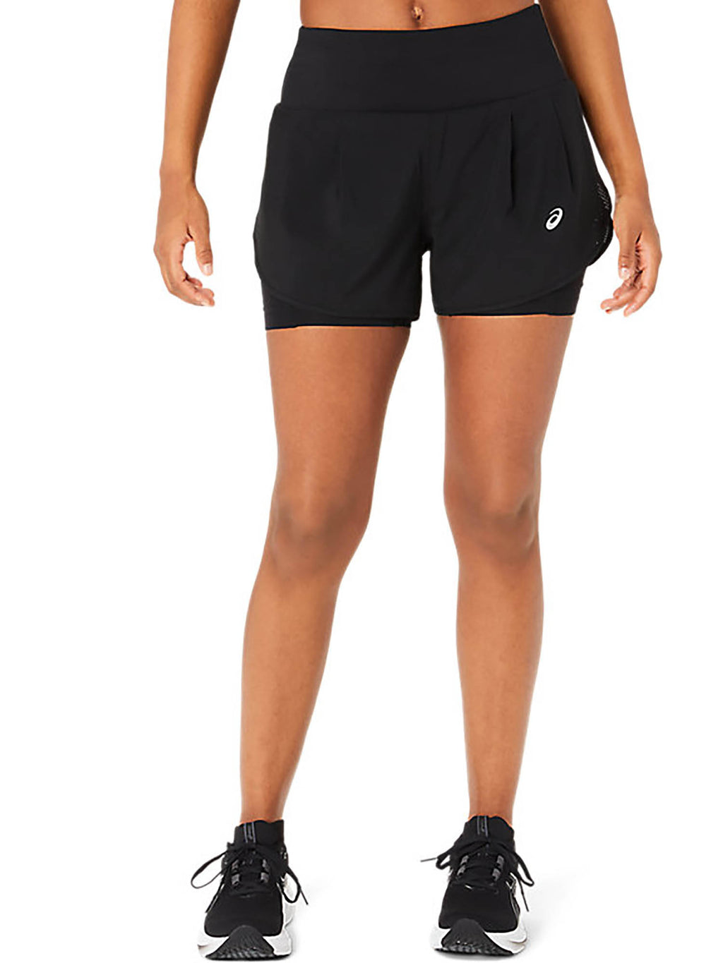 Womens Performance Black/Performance Black Road 2-N-1 3.5In Shorts - view 1