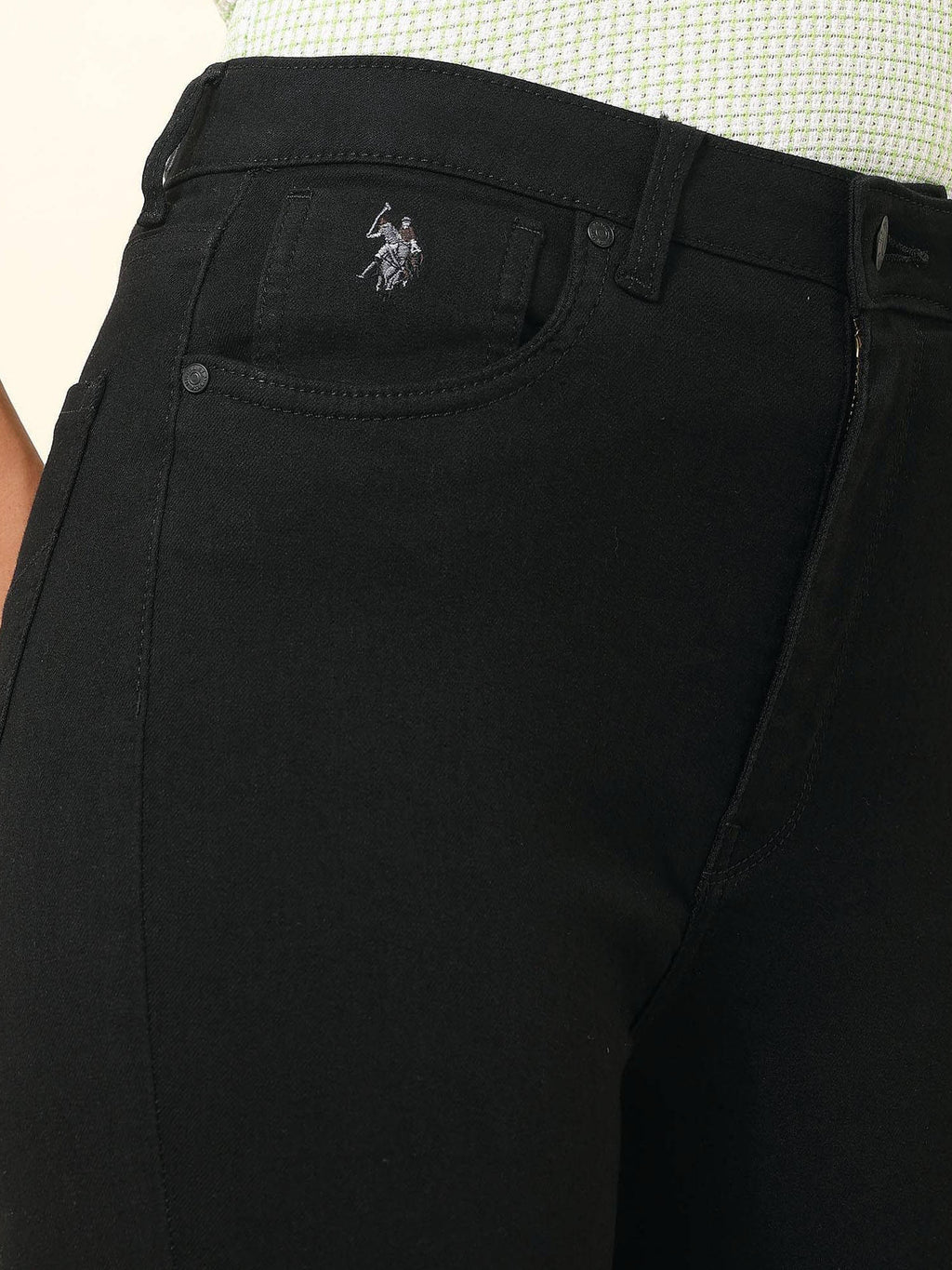 Blue Solid Bootcut Fit Jeans | BT10 - view 14