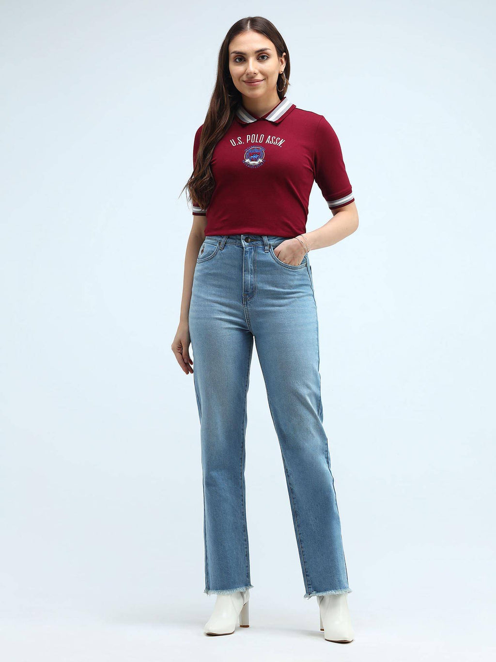 High Rise Straight Fit Jeans | BG78 - view 3
