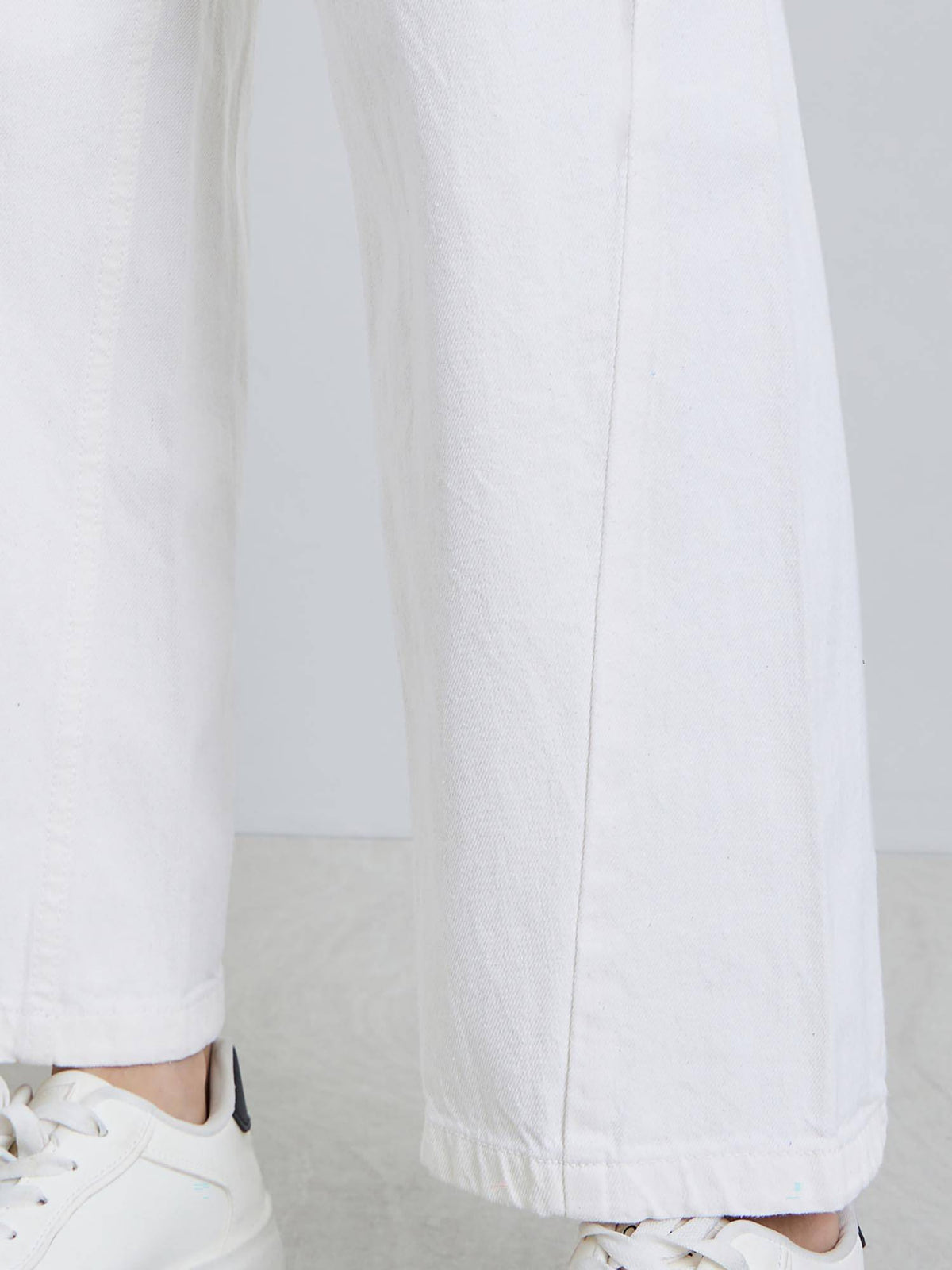 Off White Casual Plain Jeans | RF89 - view 4