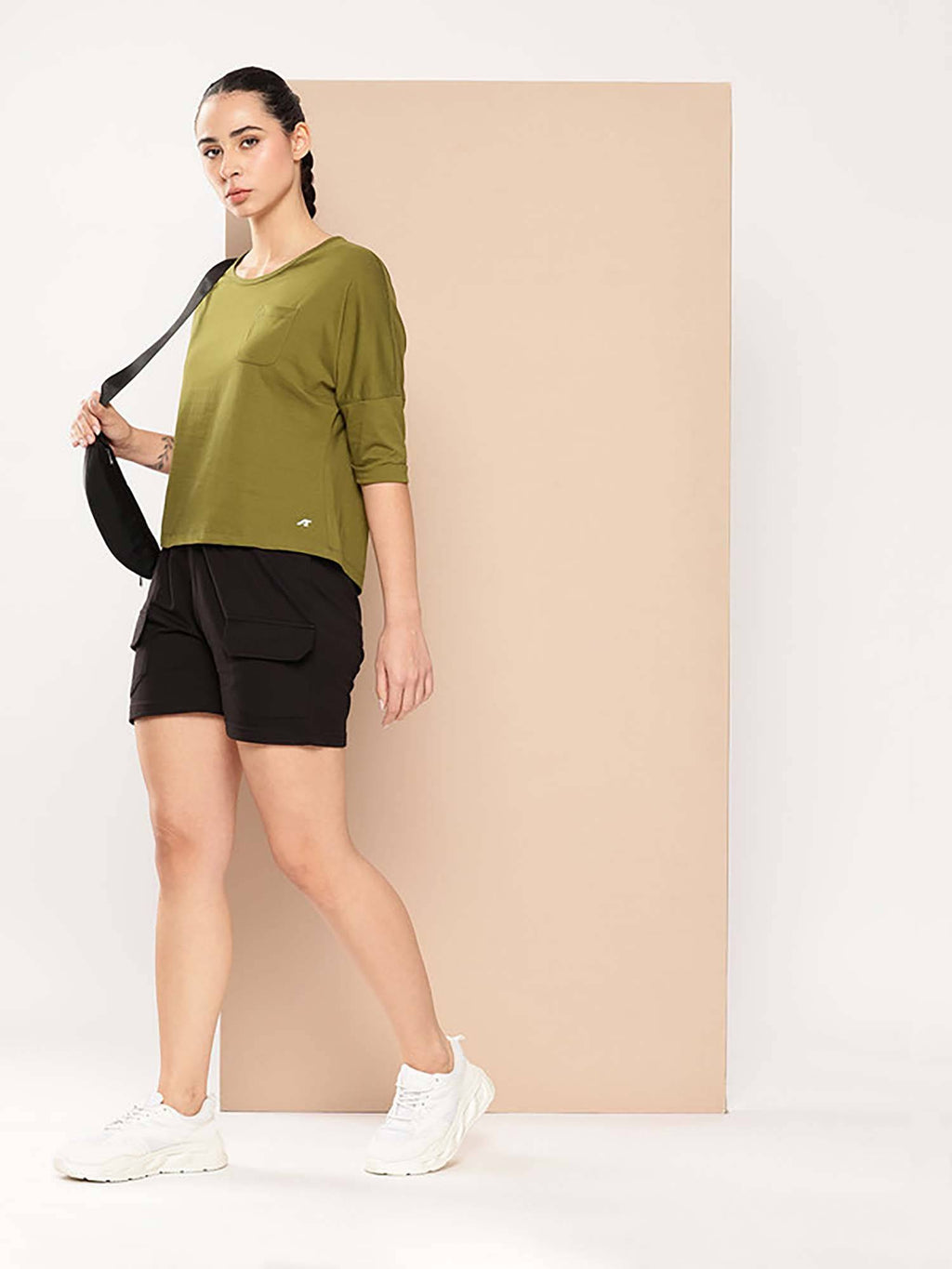 Women Olive T-shirt | TT89 - view 5