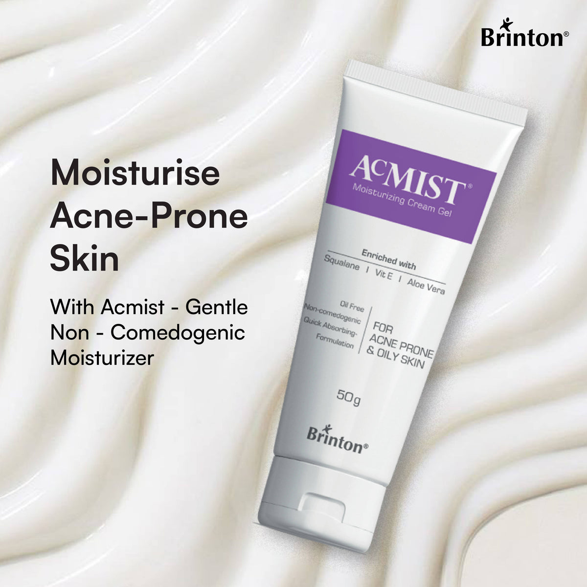 Acmist Moisturizing Cream Gel With Quick Absorbing Formulation | FC3 - view 3