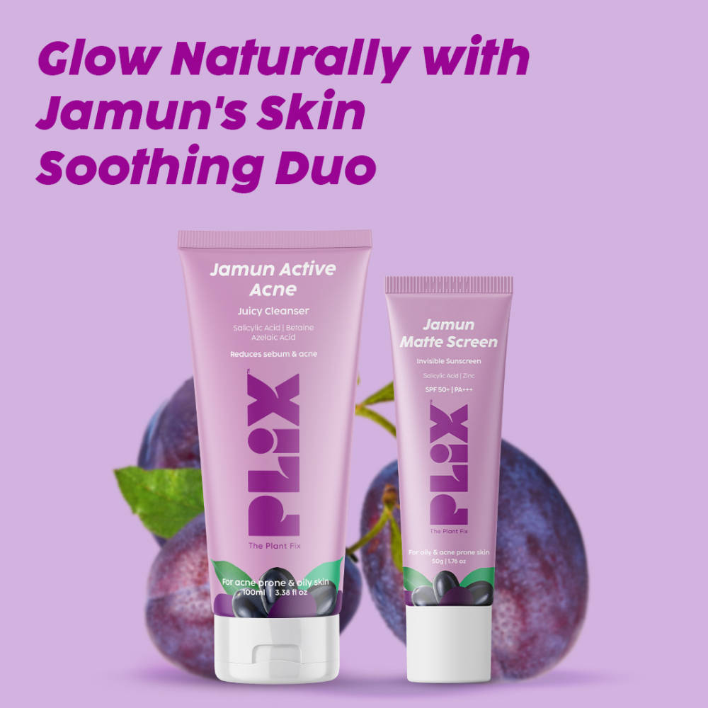Jamun Active Acne Kit With Spf 50+ Sunscreen & Juicy Cleanser For Women & Men | PL1 - view 14