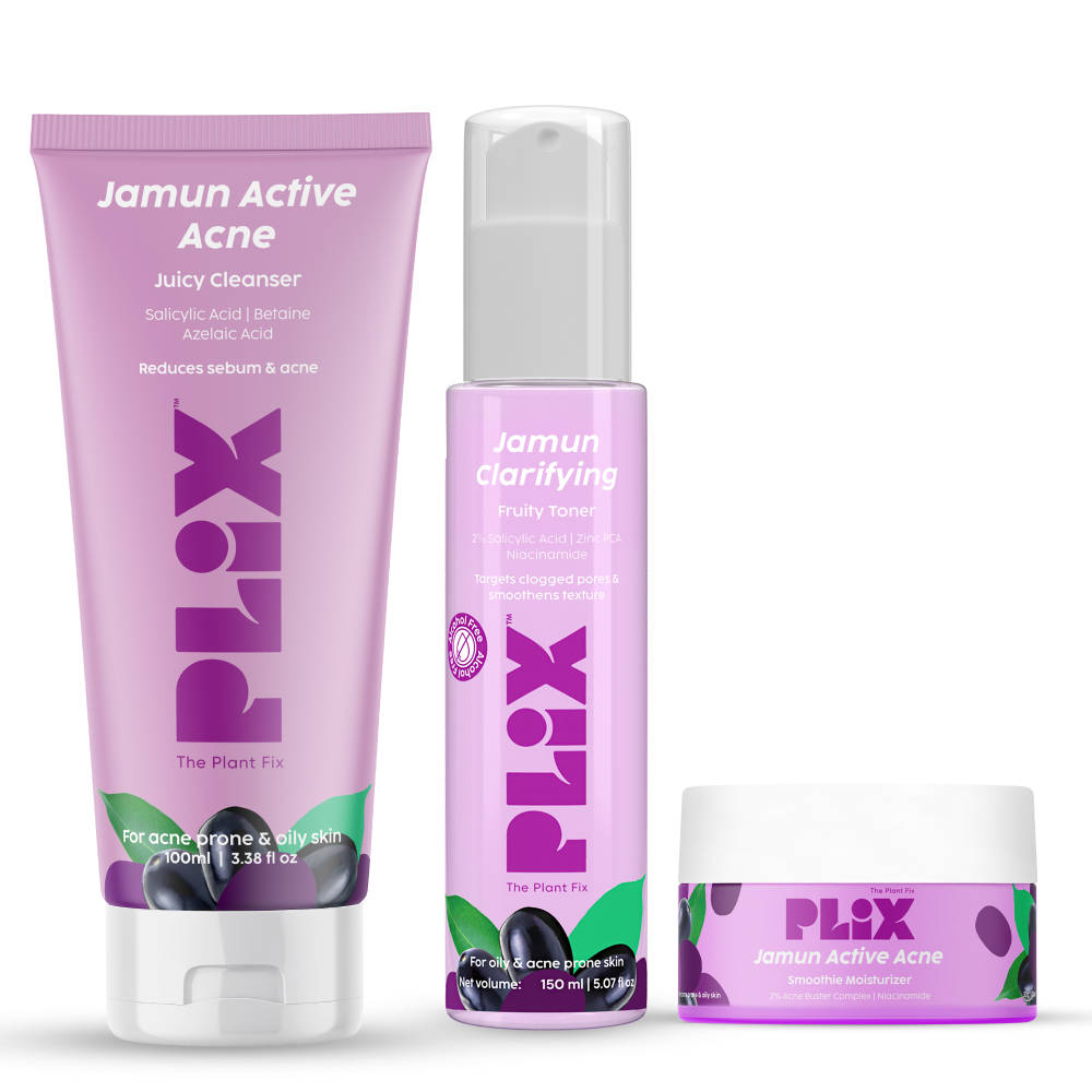 Jamun Active Acne Regime With Cleanser, Toner & Moisturizer For Women & Men | PL1 - view 1