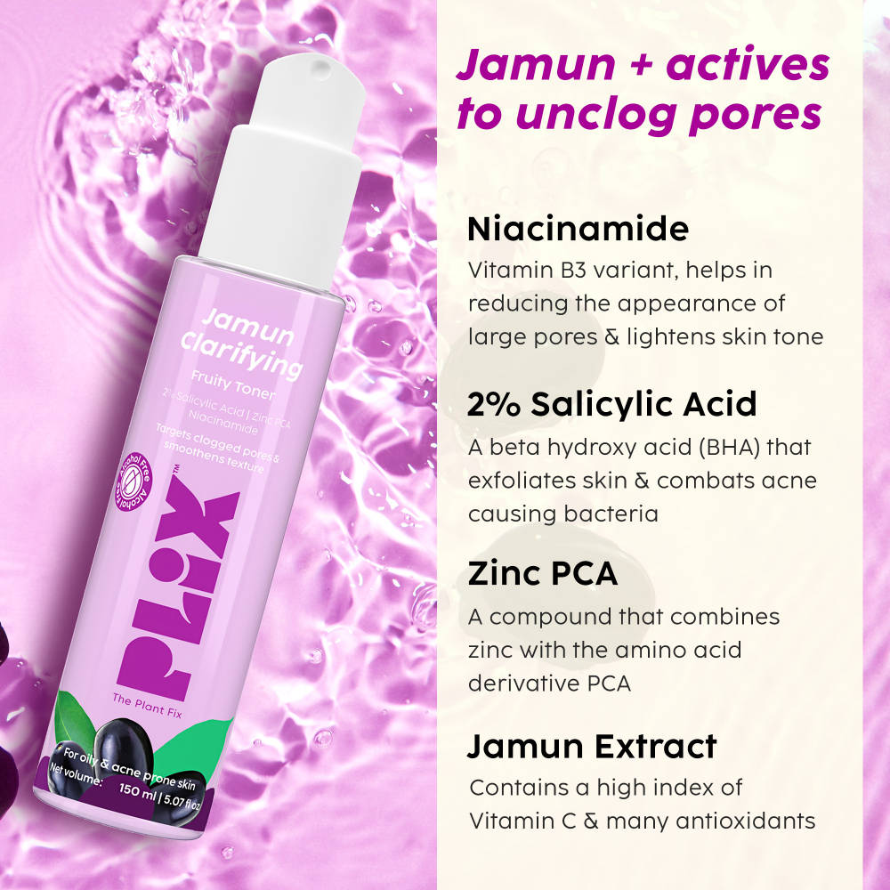 Jamun Active Acne Regime With Cleanser, Toner & Moisturizer For Women & Men | PL1 - view 5