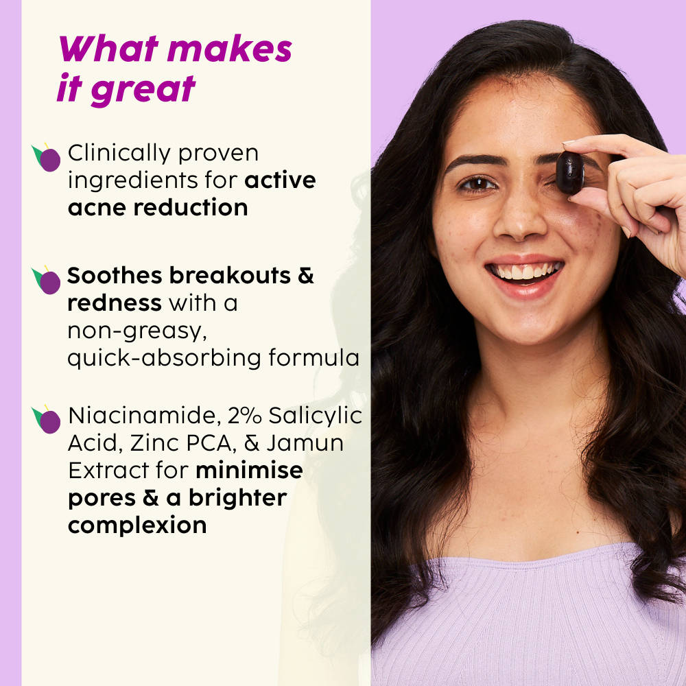 - Jamun Active Acne Regime With Cleanser & Toner To Unclog Pores & Reduce Acne | PL1 - view 4
