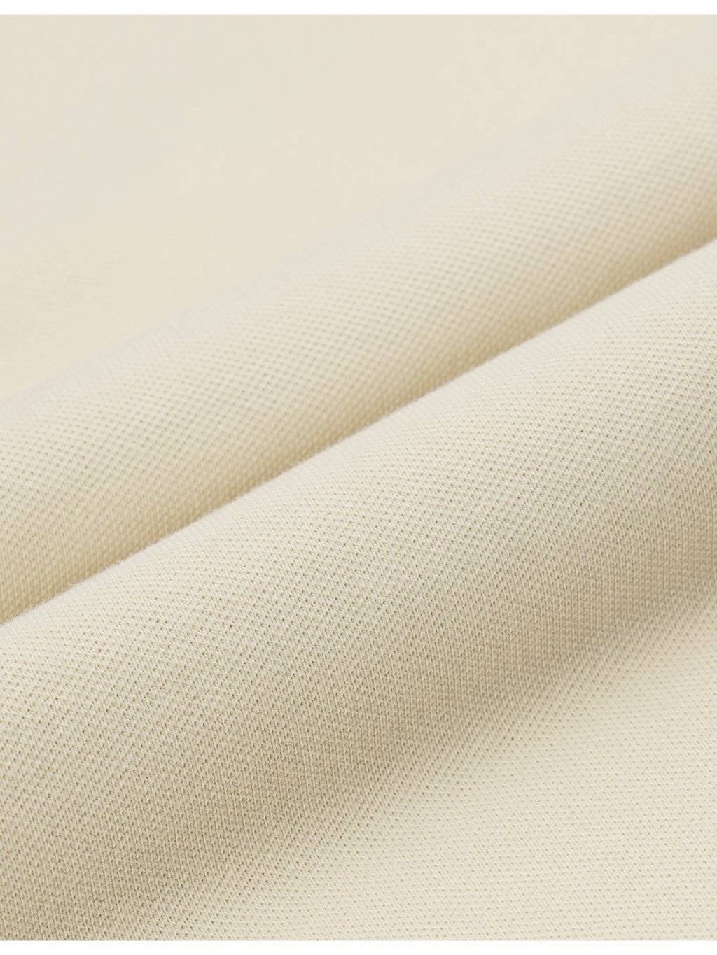 Off White Striped Collar Polo T-Shirt | PW43 - view 6
