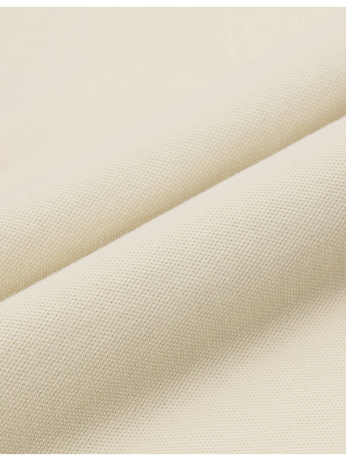 Off White Striped Collar Polo T-Shirt | PW43 - view 6