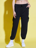 Women Lycra Brown Solid Joggers | WJ89 - view 13