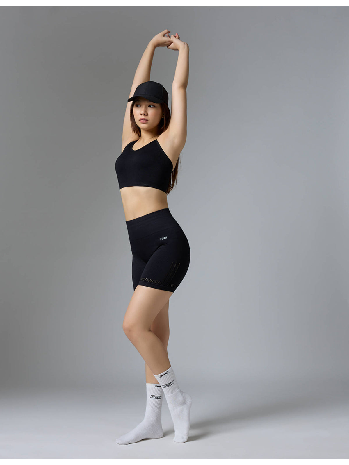 Black Airwave Bike Shorts - view 5