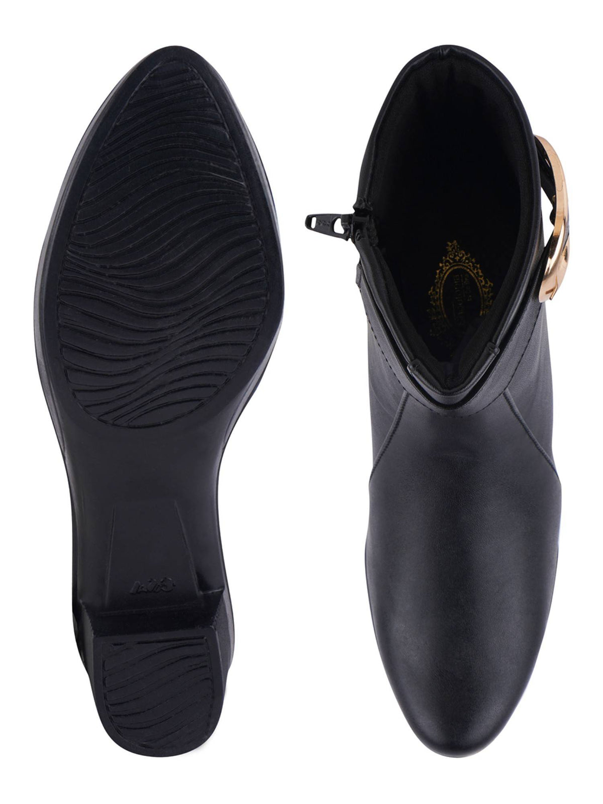 Comfortable Stylish Black Casual Boots for Women | BT61 - view 5