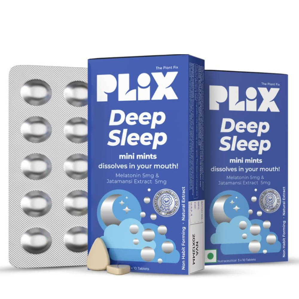 Deep Sleep with Melatonin, Oral Dissolving 30 Mini Mints for restful sleep, Jatamansi Extracts | PL1 - view 1