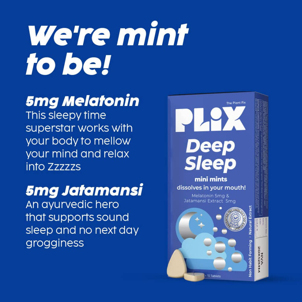 Deep Sleep with Melatonin, Oral Dissolving 30 Mini Mints for restful sleep, Jatamansi Extracts | PL1 - view 3