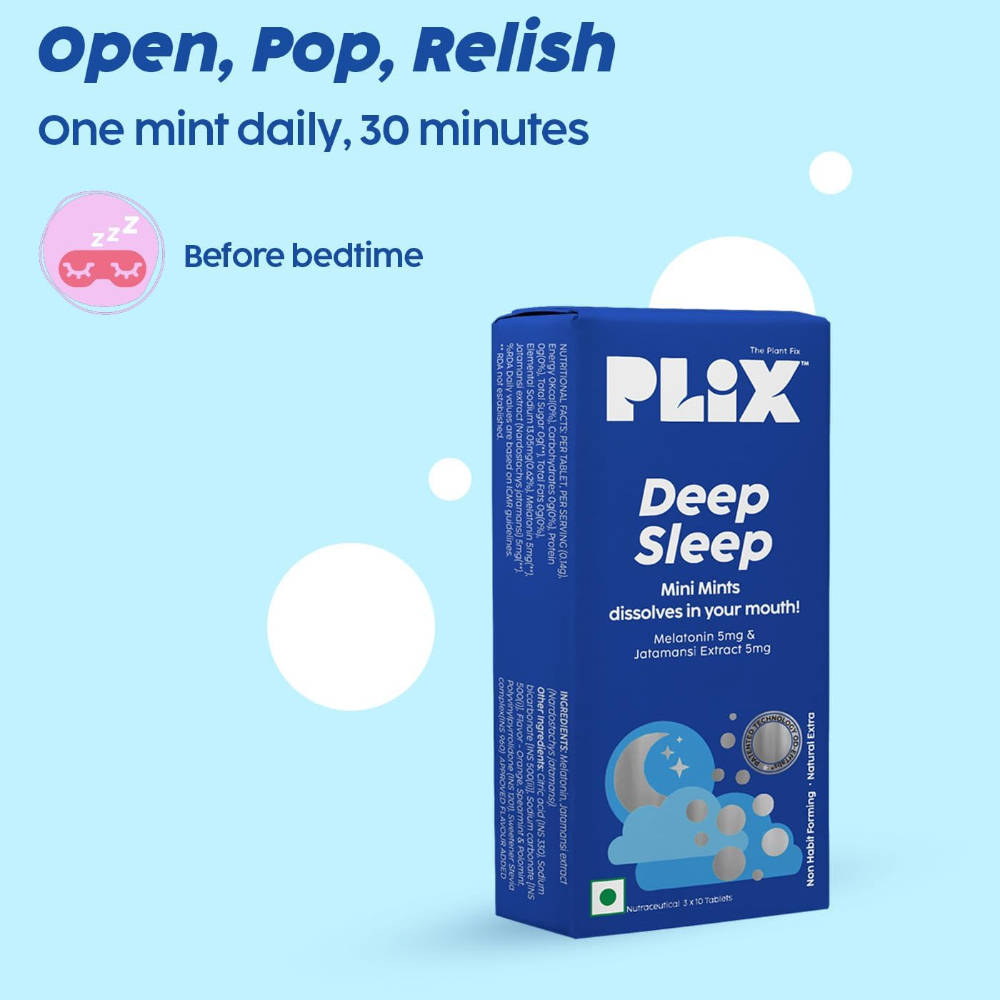 Deep Sleep with Melatonin, Oral Dissolving 30 Mini Mints for restful sleep, Jatamansi Extracts | PL1 - view 6