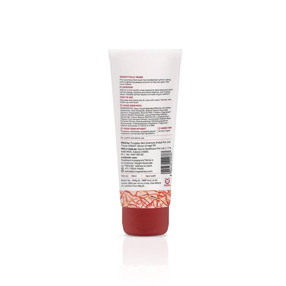 Saffron & Papaya Glow Bright Face Wash | FC3 - view 2