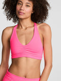 PINK Relay Ruched Plunge Sports Bra | sb09 - view 1