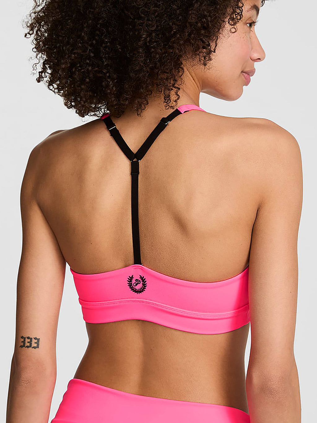 PINK Relay Ruched Plunge Sports Bra | sb09 - view 2