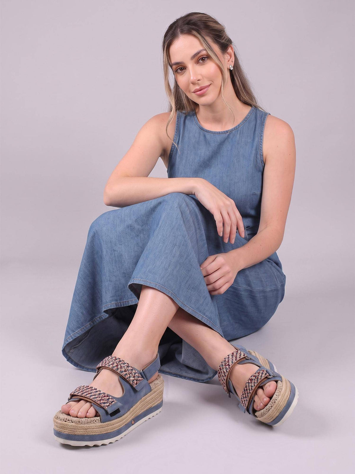 Tan Women's Woven Sandals | SD89 - view 9