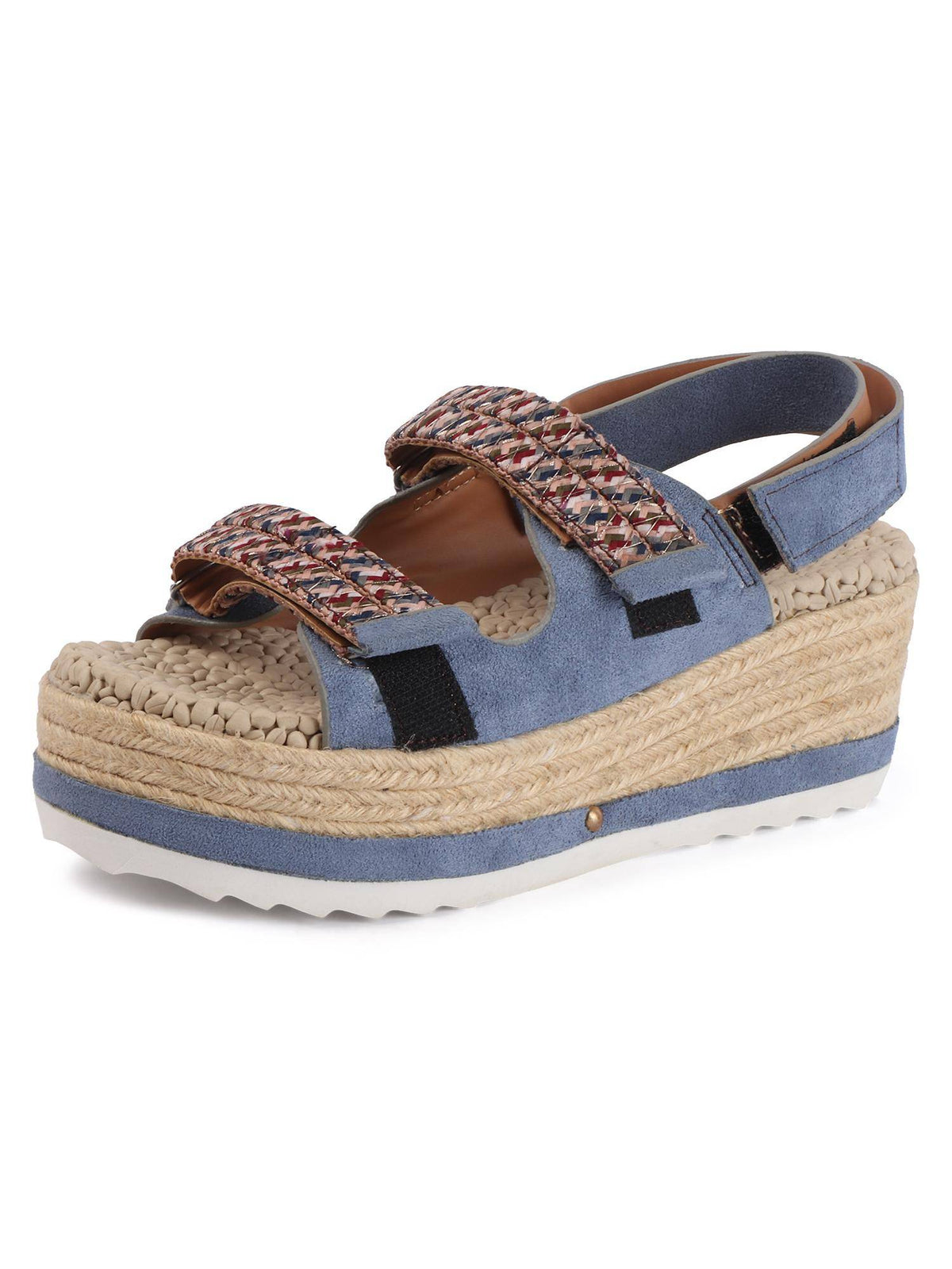 Blue Women's Woven Sandals | SD89 - view 2