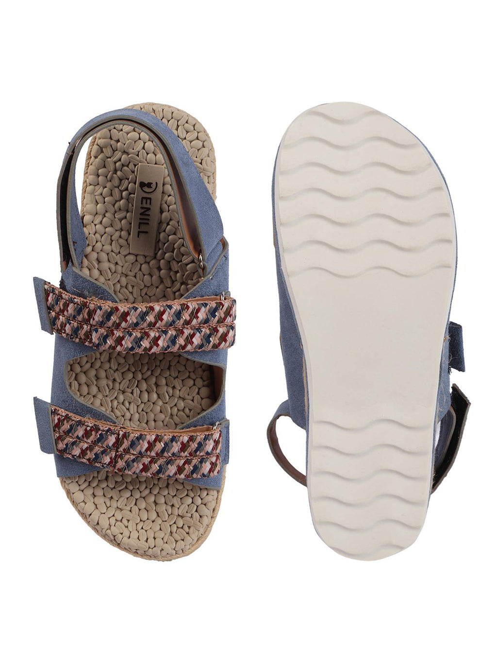 Blue Women's Woven Sandals | SD89 - view 6