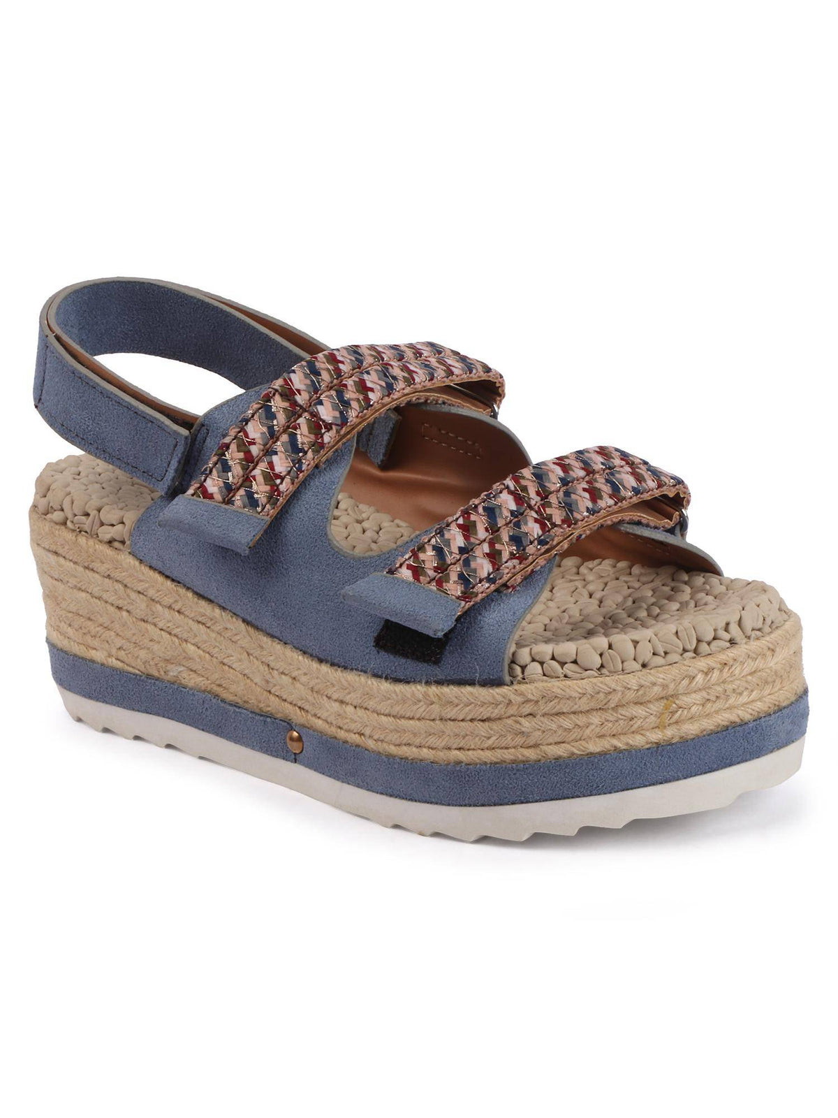Blue Women's Woven Sandals | SD89 - view 7