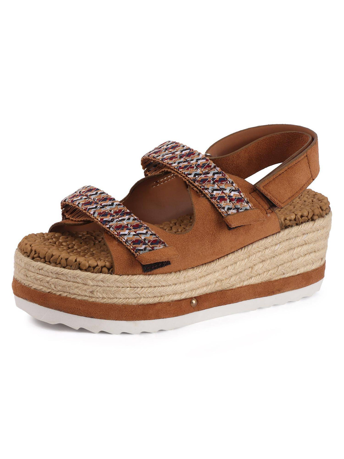 Tan Women's Woven Sandals | SD89 - view 2