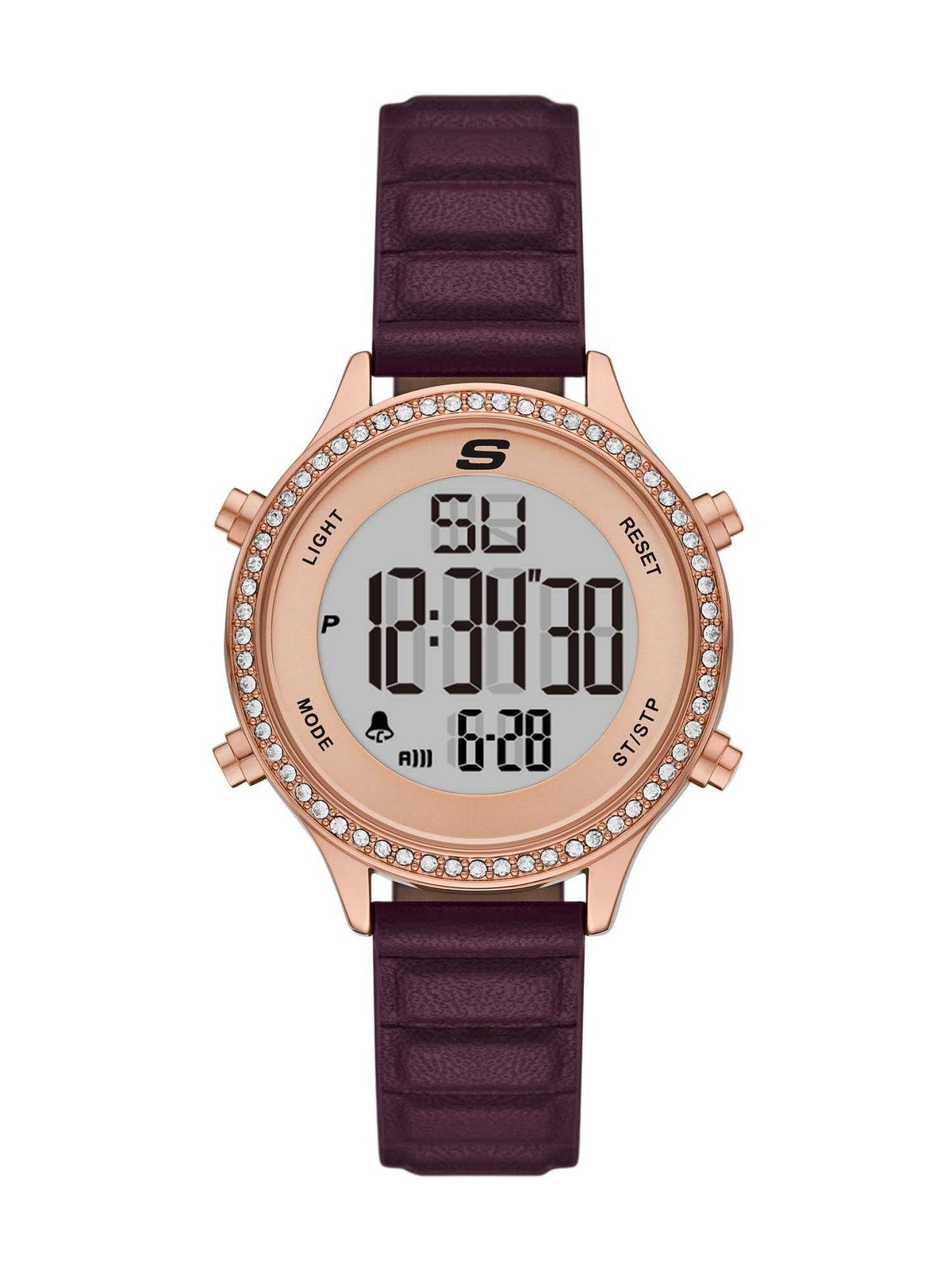 Women Aliso White Dial Toned Digital Watch | W92 - view 1