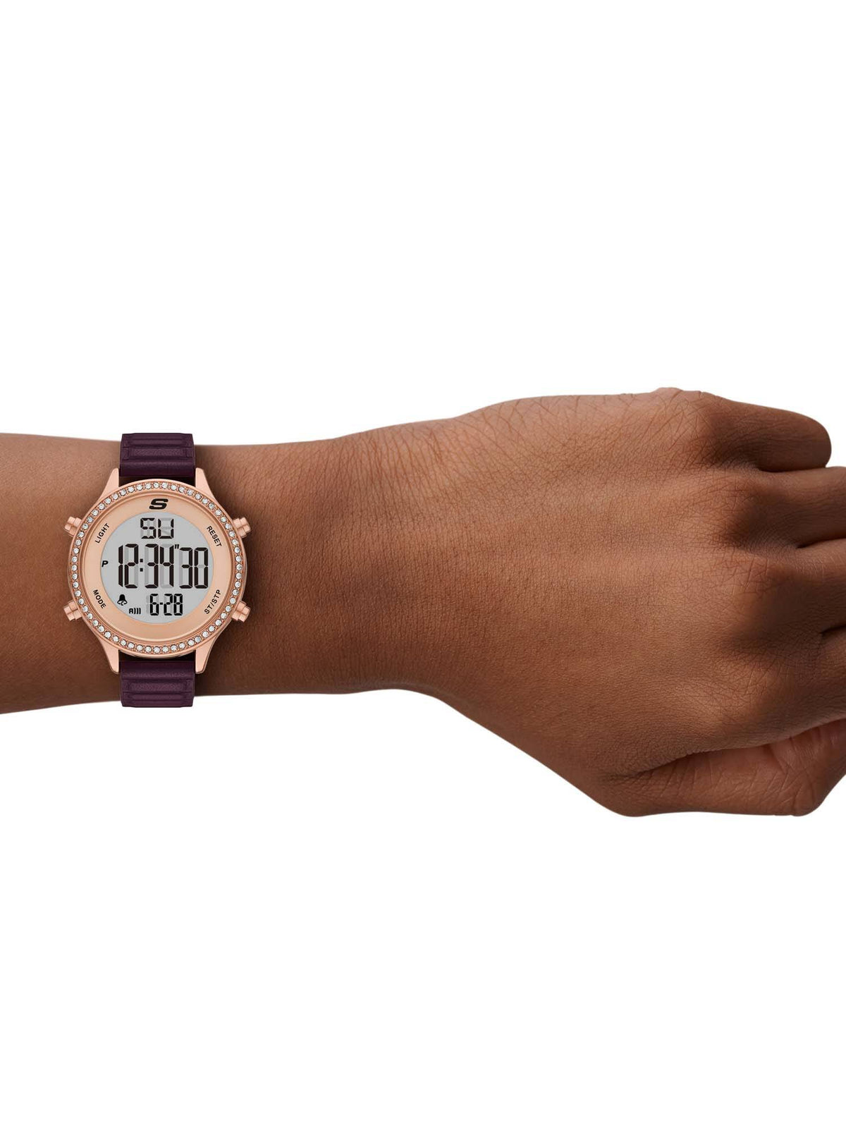 Women Aliso White Dial Toned Digital Watch | W92 - view 2