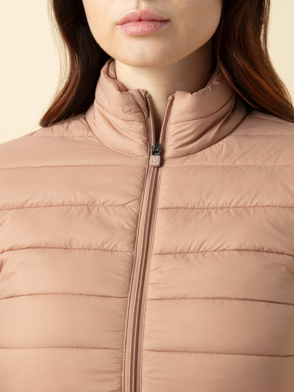 Beige Relax Fit Full Sleeves Solid Puffer Jacket | JC78 - view 4