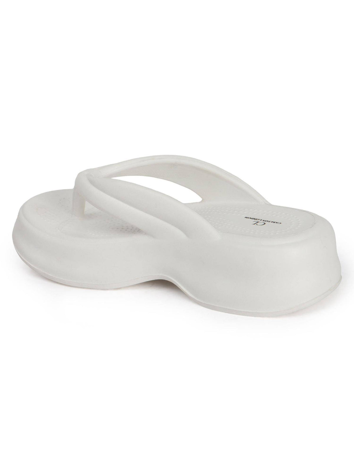 Women Black Comfortable Wedge Thong Sandals | SD89 - view 21