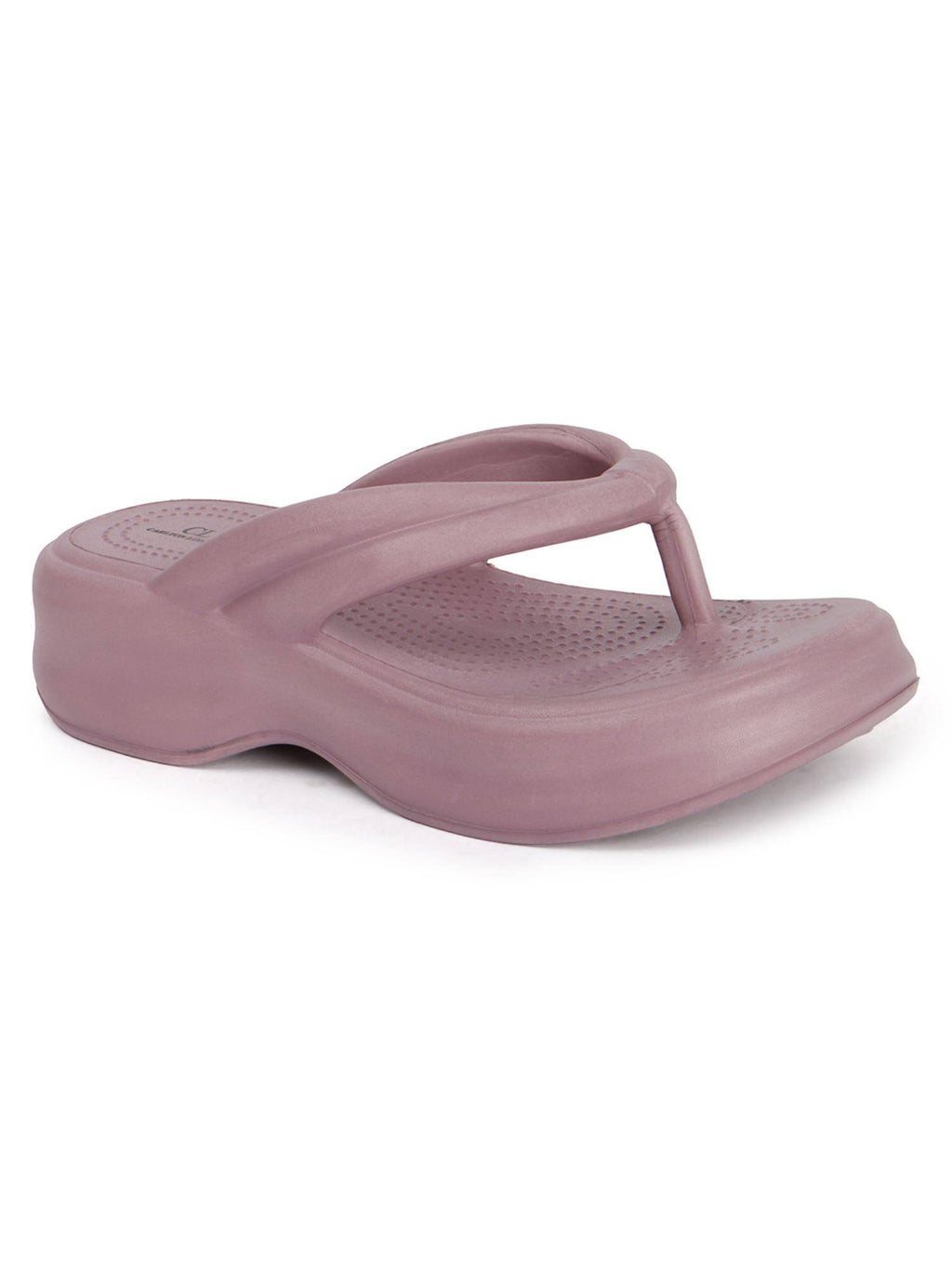 Women Black Comfortable Wedge Thong Sandals | SD89 - view 27