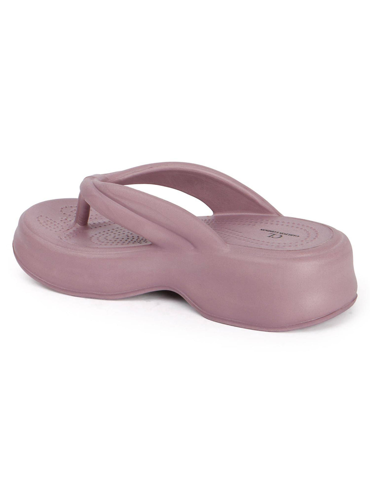 Women Black Comfortable Wedge Thong Sandals | SD89 - view 29