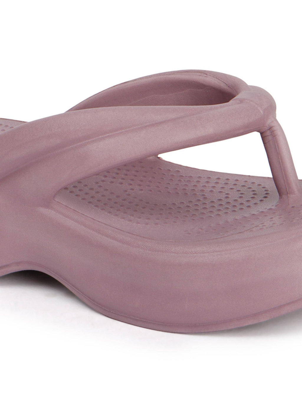 Women Black Comfortable Wedge Thong Sandals | SD89 - view 31