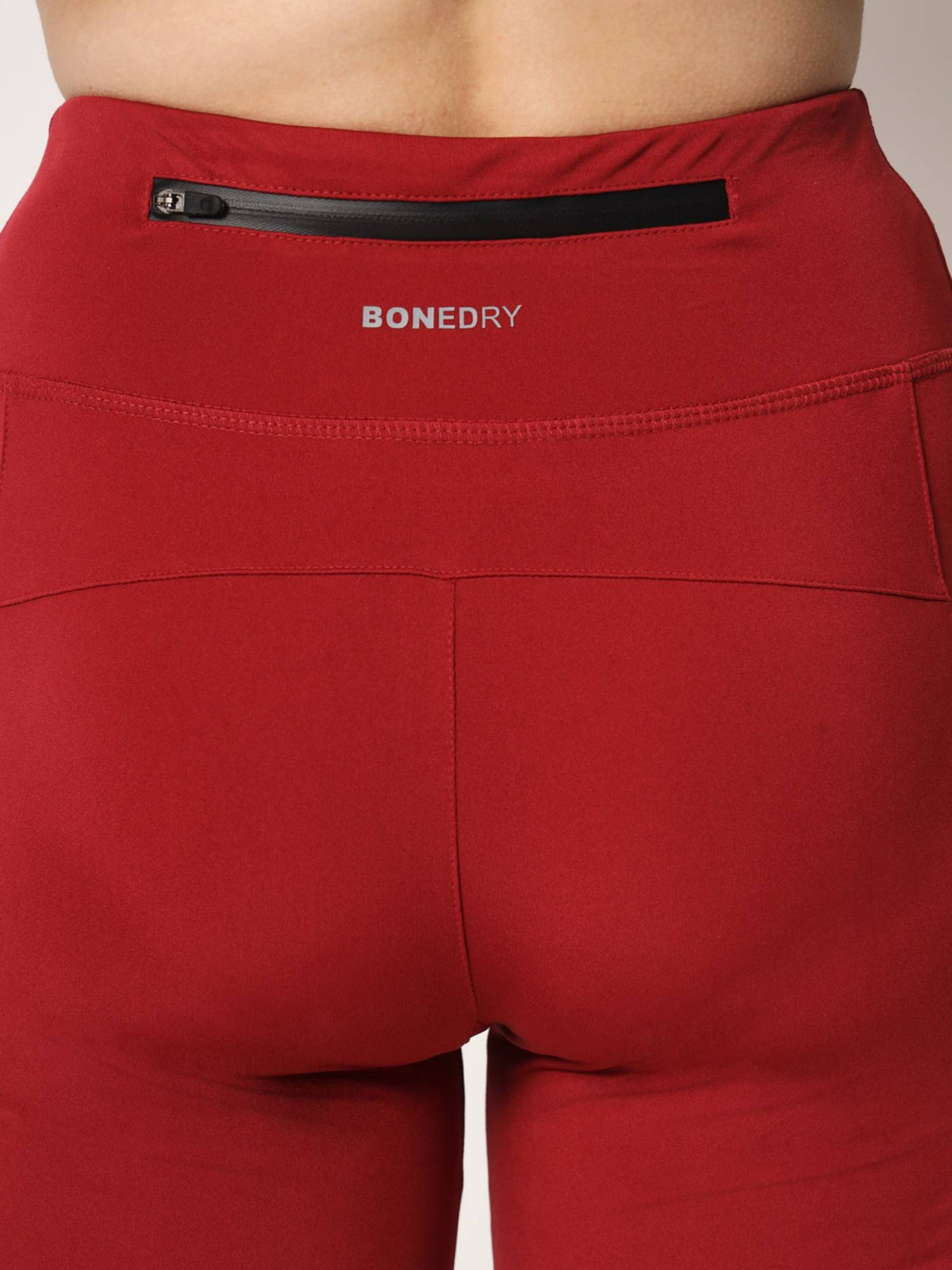 High Waist Cycling Shorts Maroon - view 9